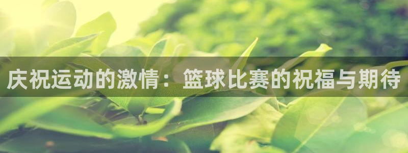 庆祝运动的激情：篮球比赛的祝福与期待