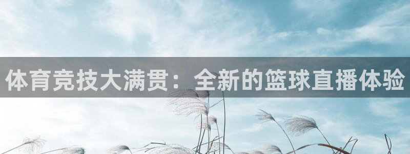 体育竞技大满贯：全新的篮球直播体验