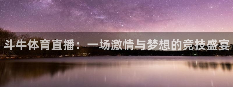 斗牛体育直播：一场激情与梦想的竞技盛宴